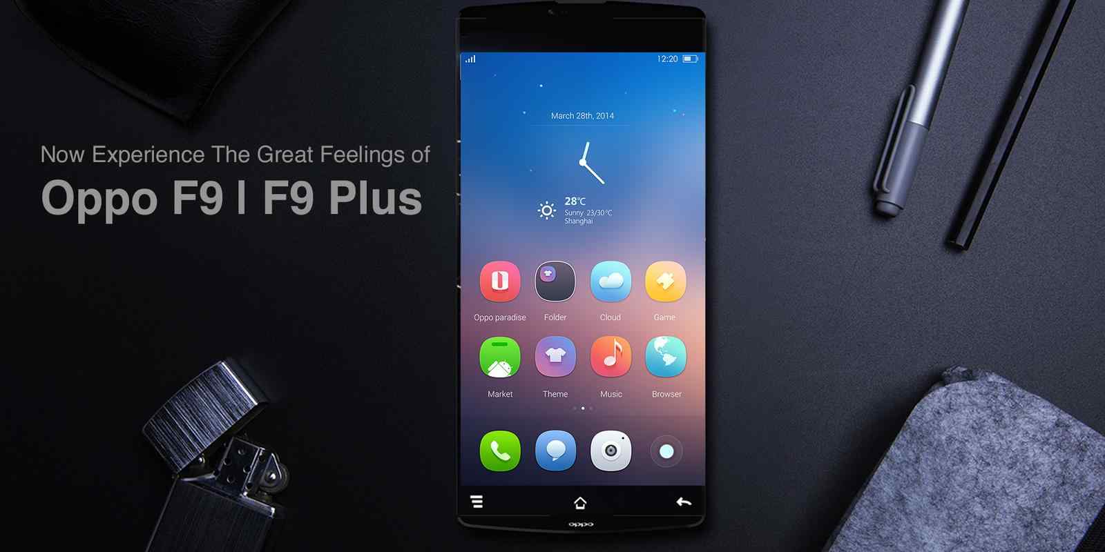 Emulate Android APK Theme For Oppo F9 | F9 Plus - Oppo F9 Theme